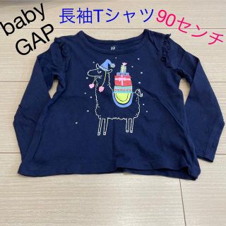 ベビーギャップ(babyGAP)の【babyGAP】長袖Tシャツ　ネイビー(Tシャツ/カットソー)