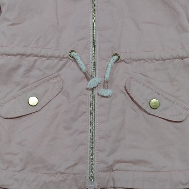 H&M(エイチアンドエム)のピンク　ジャケット キッズ/ベビー/マタニティのキッズ服女の子用(90cm~)(ジャケット/上着)の商品写真