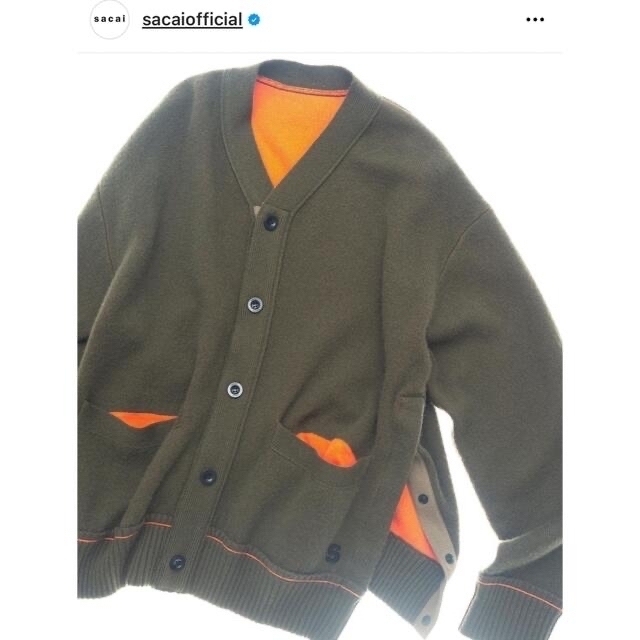 sacai - sacai 22aw カシミア ニット カーディガン 激レアの通販 by