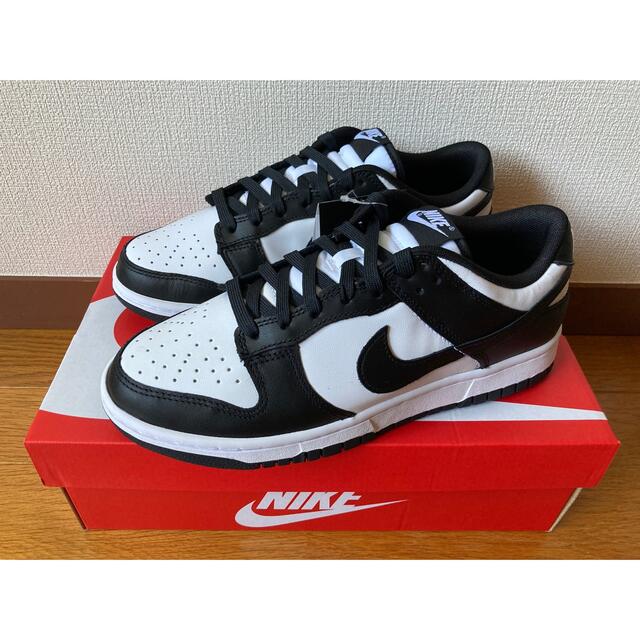 スニーカーNlKE Dunk Low Retro White and Black 26cm