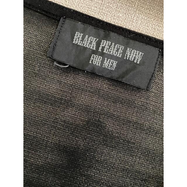BLACK PEACE NOW(ブラックピースナウ)のBPNシースルートップス メンズのトップス(Tシャツ/カットソー(半袖/袖なし))の商品写真