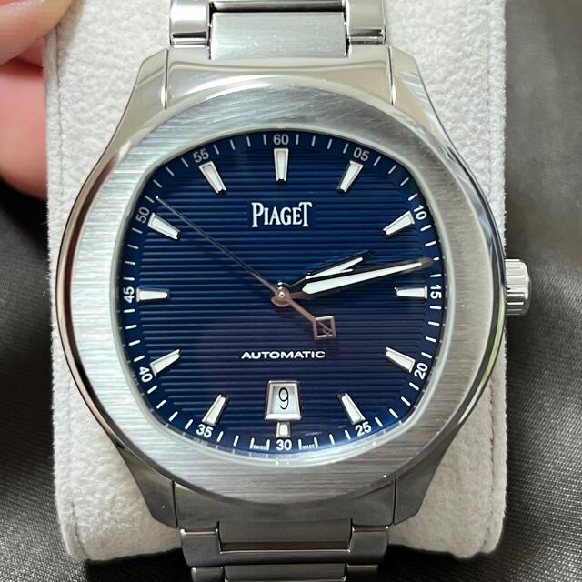 ピアジェ PIAGET ポロ P11268 ブルー文字盤 ステンレススチール ステンレス 自動巻き メンズ 腕時計