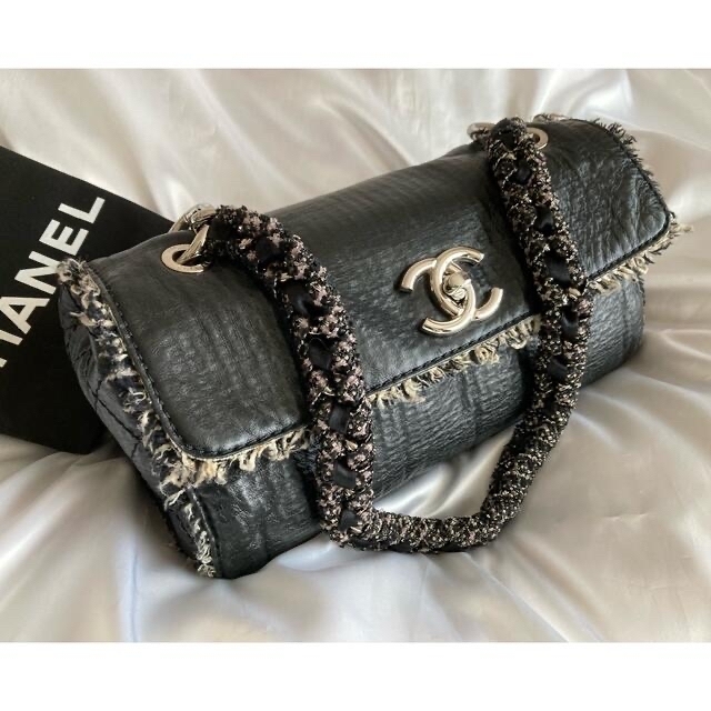 CHANEL(シャネル)の極美品♡シャネル　CHANEL  ツイード　編み込み　チェーンショルダーバッグ  レディースのバッグ(ショルダーバッグ)の商品写真