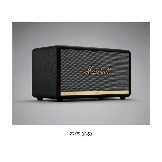 安心発送】 marshall スピーカー Stanmore [Black] II スピーカー