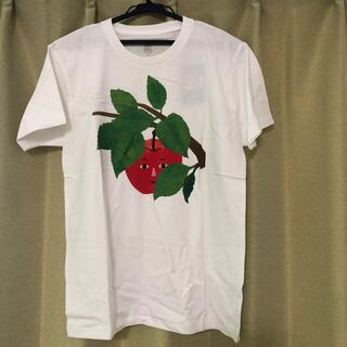 グラニフ(Design Tshirts Store graniph)のりんご　白Tシャツ　グラニフ　M(Tシャツ(半袖/袖なし))