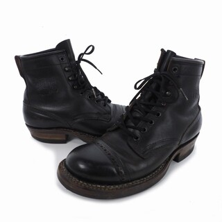 ホワイツ WHITE'S BOOTS スモークジャンパー ブーツ 7E 黒(ブーツ)