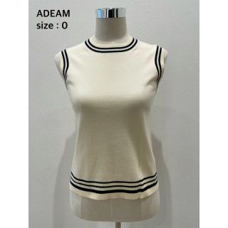 FOXEY - 【未使用に近い】ADEAM＊サマーニット・サイズ0の通販 by ...