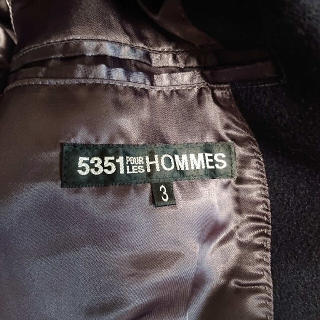 5351 POUR LES HOMMES(ゴーサンゴーイチプールオム)の5351プールオム 2Bジャケット洒落  美品 　サファリレオンセンス メンズのジャケット/アウター(テーラードジャケット)の商品写真