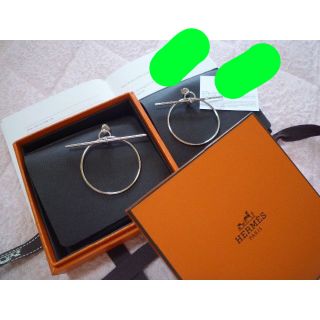 エルメス(Hermes)のHermès　エルメス　ピアス　ループ　新品　未使用品(ピアス)