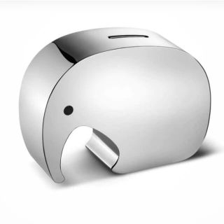 ジョージジェンセン(Georg Jensen)のGEORG JENSEN ジョージジェンセン ミニファント 貯金箱 象(置物)