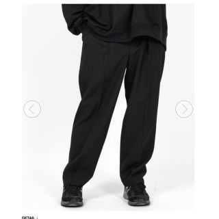 マーカウェア(MARKAWEAR)のmarkaware CLASSIC FIT TROUSERS BLACK(スラックス)