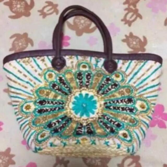 新品❤エスニック☆刺繍がオシャレなカゴバッグ❤アジアン