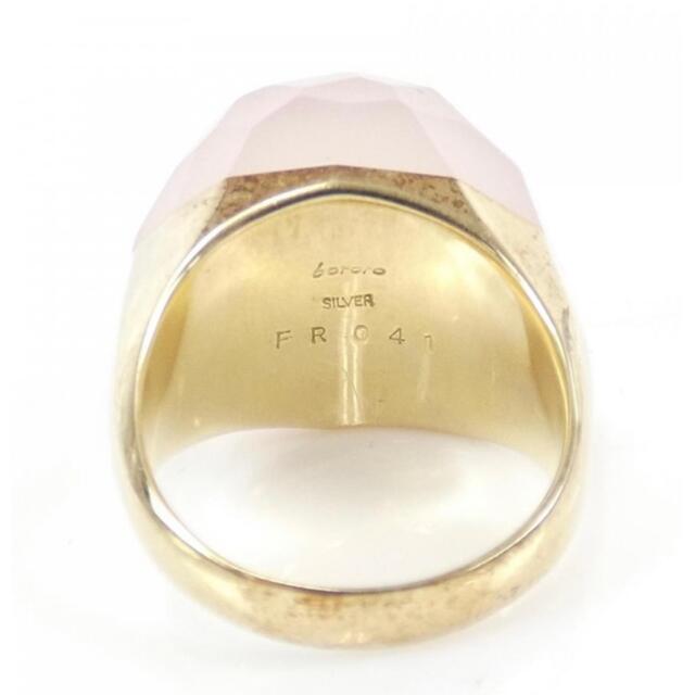 かくカット❑ H.P.FRANCE - bororo ボロロ Rock ring ローズクォーツ