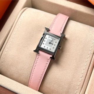 エルメス Hウォッチ 腕時計(レディース)(ピンク/桃色系)の通販 56点