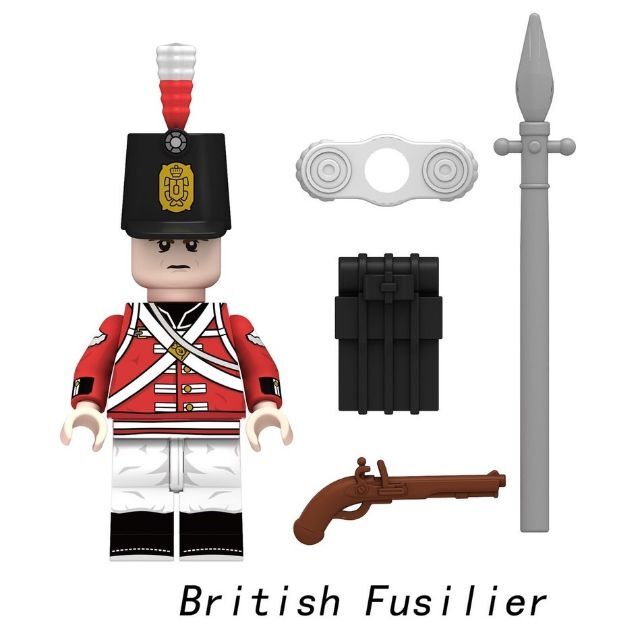 LEGOレゴ互換9体セット ナポレオン戦争ミリタリー英仏戦争ミニフィグ