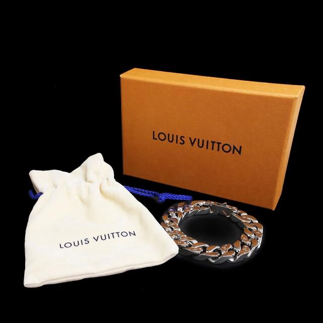 LOUIS VUITTON(ルイヴィトン)のルイ ヴィトン ブラスレ LV チェーンリンクス ブレスレット #M シルバー M69988 箱付 LOUIS VUITTON（未使用　展示品） メンズのアクセサリー(ブレスレット)の商品写真