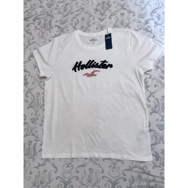 Hollister(ホリスター)のHollister♡夏にピッタリの白T♡新品未使用 レディースのトップス(Tシャツ(半袖/袖なし))の商品写真