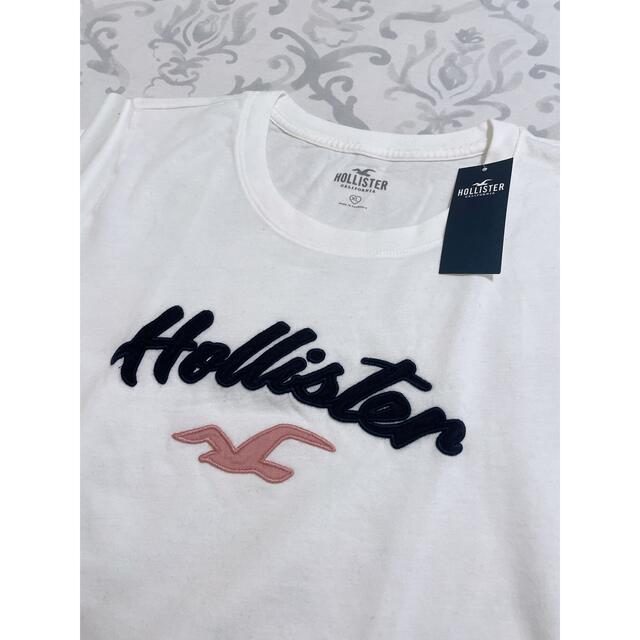 Hollister(ホリスター)のHollister♡夏にピッタリの白T♡新品未使用 レディースのトップス(Tシャツ(半袖/袖なし))の商品写真