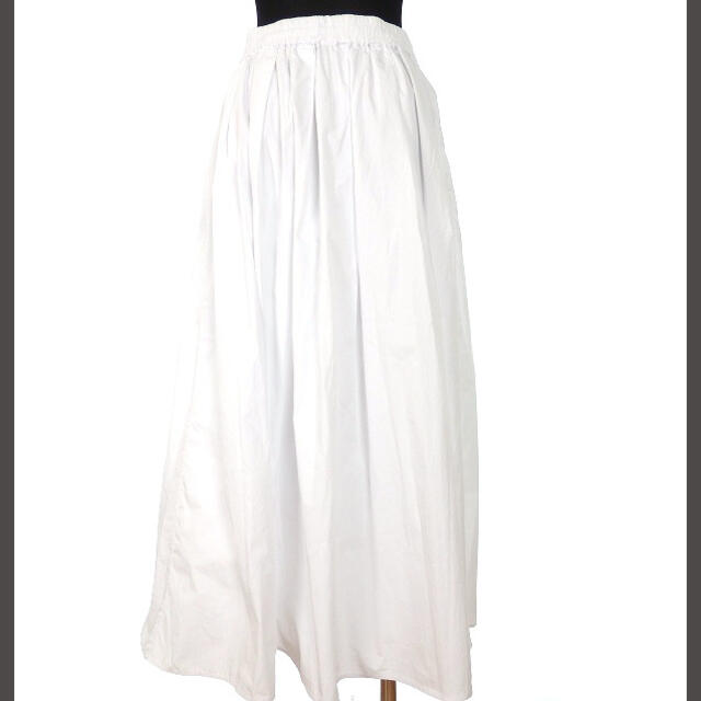 other(アザー)のシーナリーSHENERY タックギャザーロングスカート F ホワイト 白 レディースのスカート(ロングスカート)の商品写真