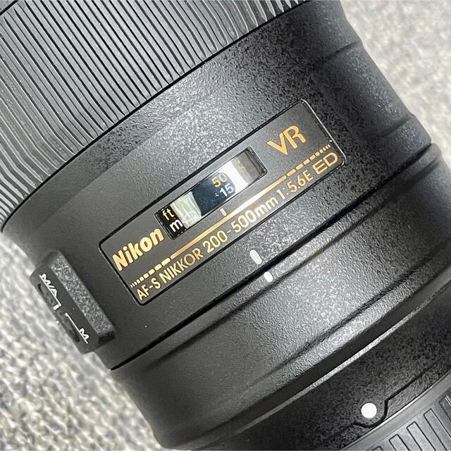 Nikon(ニコン)のニコン AF-S NIKKOR 200-500mm f/5.6E ED VR美品 スマホ/家電/カメラのカメラ(レンズ(ズーム))の商品写真