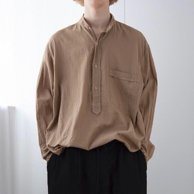 comoli ベタシャンプルオーバーシャツ 20ss