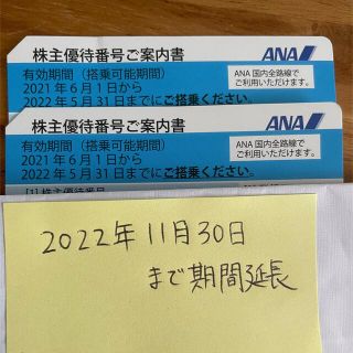 エーエヌエー(ゼンニッポンクウユ)(ANA(全日本空輸))のANA株主優待　2枚（最大4枚）(その他)