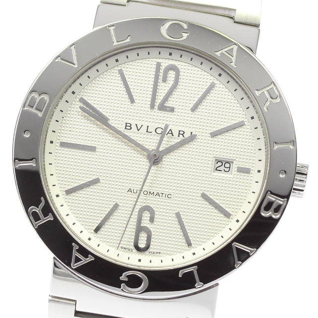 新しい デイト ブルガリブルガリ ☆美品★箱・保証書付き【BVLGARI】ブルガリ - BVLGARI BB42SS メンズ_699929【ev15】 自動巻き 腕時計(アナログ) 新しい デイト ブルガリブルガリ ☆美品★箱・保証書付き【BVLGARI】ブルガリ - BVLGARI BB42SS メンズ_699929【ev15】 自動巻き 腕時計(アナログ)