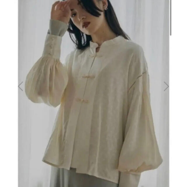 Ameri VINTAGE(アメリヴィンテージ)の期間限定 LADY PUFF CHINA SHIRT アメリヴィンテージ レディースのトップス(シャツ/ブラウス(長袖/七分))の商品写真