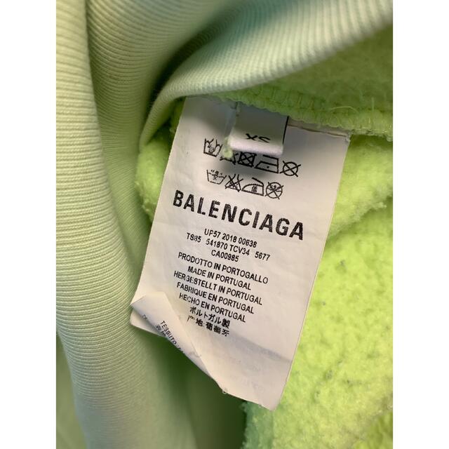 Balenciaga(バレンシアガ)の正規 18AW BALENCIAGA バレンシアガ WFP ネオン パーカー メンズのトップス(パーカー)の商品写真