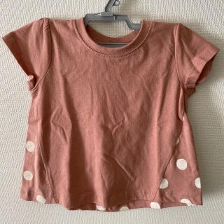 ニシマツヤ(西松屋)の西松屋　ドット柄　Tシャツ　95 未使用品(Tシャツ/カットソー)
