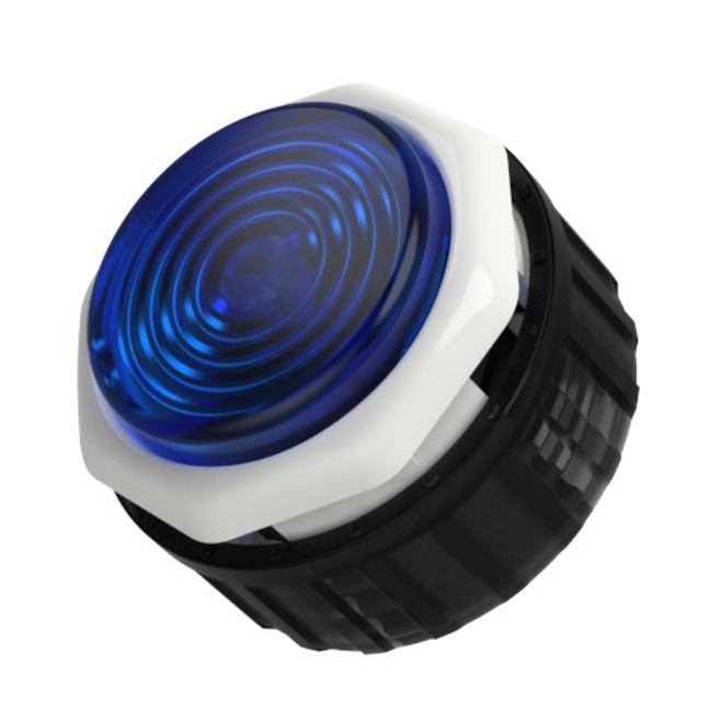 【新品】GamerFinger ボタン Φ30mm（白/ブルー）8個セット エンタメ/ホビーのゲームソフト/ゲーム機本体(その他)の商品写真