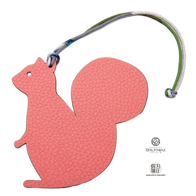 定番の冬ギフト Hermes フラミンゴ/ショコラ バッグチャーム リス