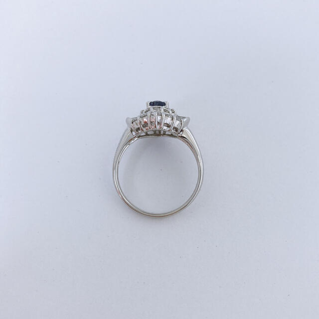 アレキサンドライト 0.54ct 天然ダイヤ 0.89ct プラチナ Pt900 レディースのアクセサリー(リング(指輪))の商品写真