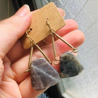 アンソロポロジー(Anthropologie)の天然石 ピアス(ピアス)