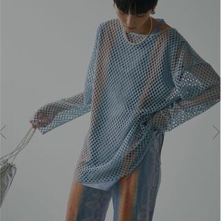 アメリヴィンテージ(Ameri VINTAGE)のameri メッシュ トップ サックス(Tシャツ/カットソー(半袖/袖なし))