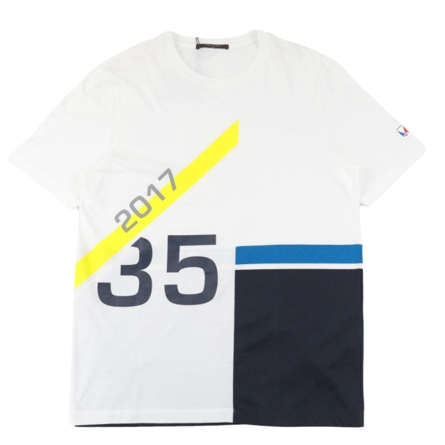 未使用 ルイ・ヴィトン 17SS アメリカズカップ ガストンV 半袖Tシャツ