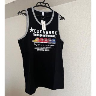 コンバース(CONVERSE)のコンバース　チャックテイラー　タンクトップ　黒　新品　Lサイズ(Tシャツ/カットソー(半袖/袖なし))