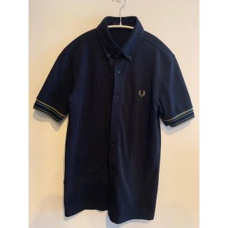 フレッドペリー(FRED PERRY)のフレッドペリー　ポロシャツ　前開き　Sサイズ　メンズ(ポロシャツ)