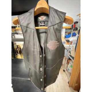 ハーレーダビッドソン(Harley Davidson)のハーレーダビットソン　レザーベスト(ライダースジャケット)