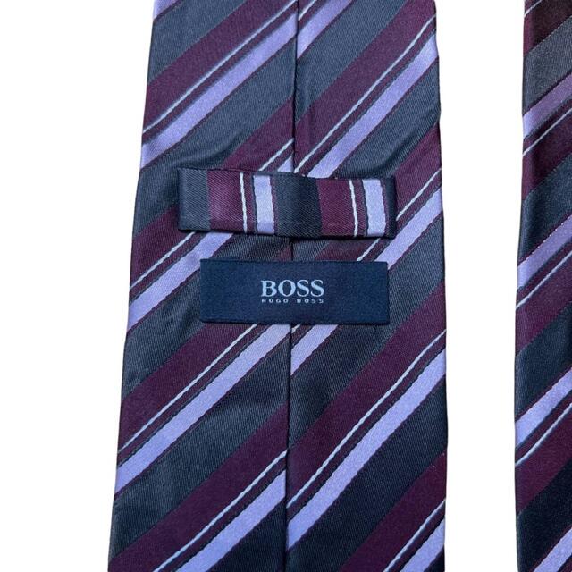 【本日限定値下げ】HUGO BOSS ネクタイ ストライプ シルク100%