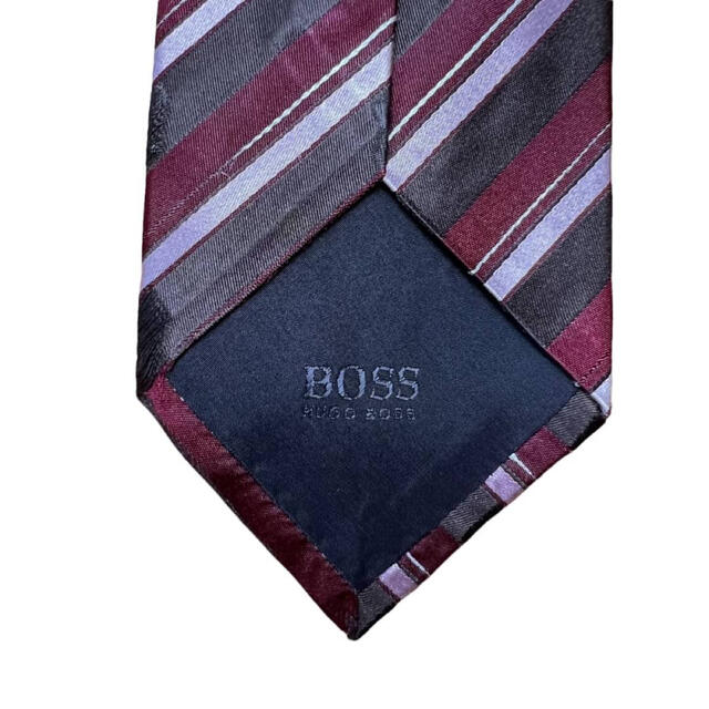 【本日限定値下げ】HUGO BOSS ネクタイ ストライプ シルク100%