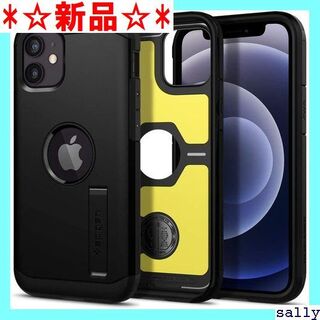 ☆新品☆ Spigen iPhone12 mini 用 ケ 3 ブラック 243(その他)