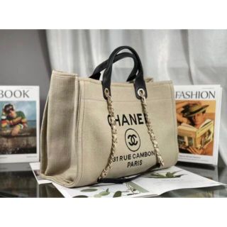 シャネル(CHANEL)のCHANELドーヴィル　スモールショッピングバッグ(トートバッグ)