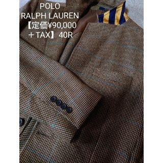 ラルフローレン(Ralph Lauren)のPOLO RALPH LAUREN 麻  テーラードジャケット 40R ブラウン(テーラードジャケット)