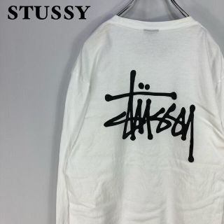 ステューシー(STUSSY)のステューシー メンズL相当 両面プリント ロンT ロングスリーブ 長袖 Tシャツ(Tシャツ/カットソー(七分/長袖))