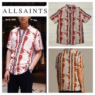 オールセインツ(All Saints)の良品◆ALLSAINTS オールセインツ◆ANANAS パイナップルアロハシャツ(シャツ)