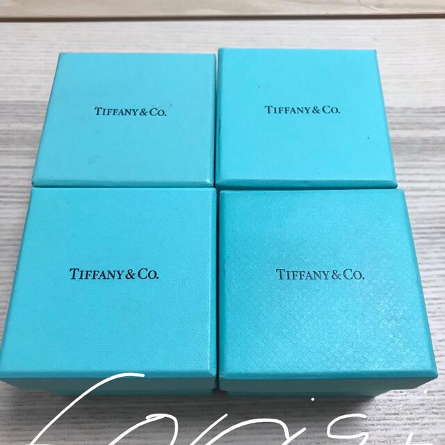 美品 ティファニー Tiffany 箱 空箱 ボックス 6個 リボン 6本 - ショップ袋