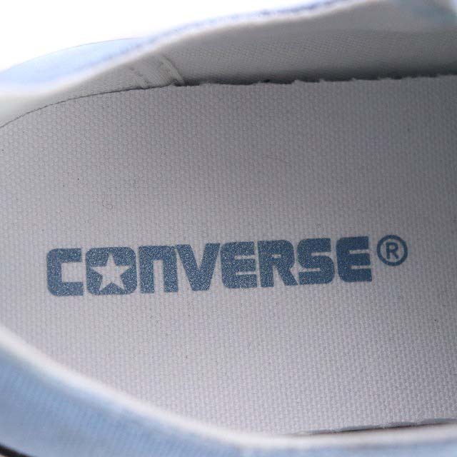 CONVERSE(コンバース)のコンバース スニーカー ローカット キャンバス 23.5cm 水色 ライトブルー レディースの靴/シューズ(スニーカー)の商品写真