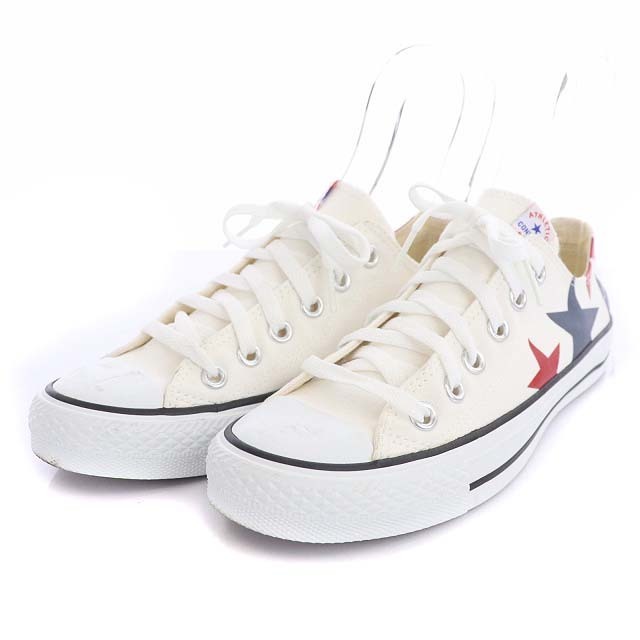 CONVERSE(コンバース)のコンバース スニーカー ローカット キャンバス 星 スター 23.5cm 白 レディースの靴/シューズ(スニーカー)の商品写真