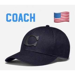 コーチ(COACH)のメンズ コーチ ■野球帽 帽子 キャップ 正規品 ベースボールキャップ 濃紺(キャップ)